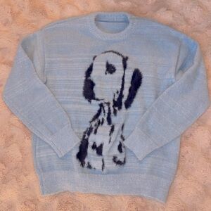 Baby blue knit sweater